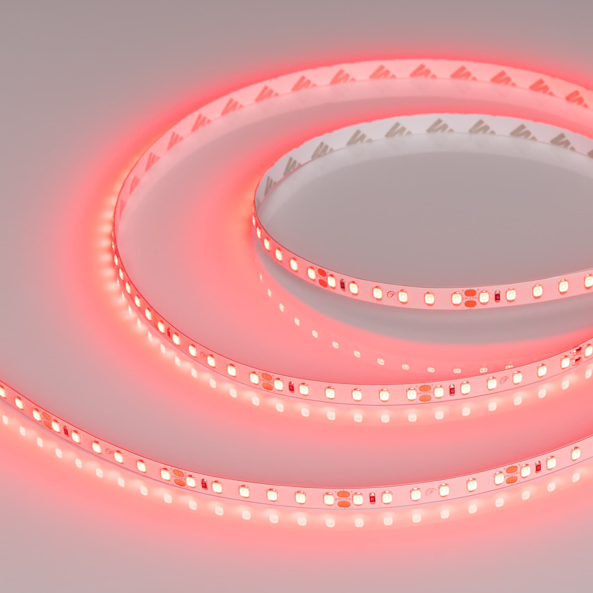 Лента светодиодная 9,6 Вт/м 24В IP20 Красный 120LED/м RT/RTW-A120-8-11mm SMD 2835 5 м