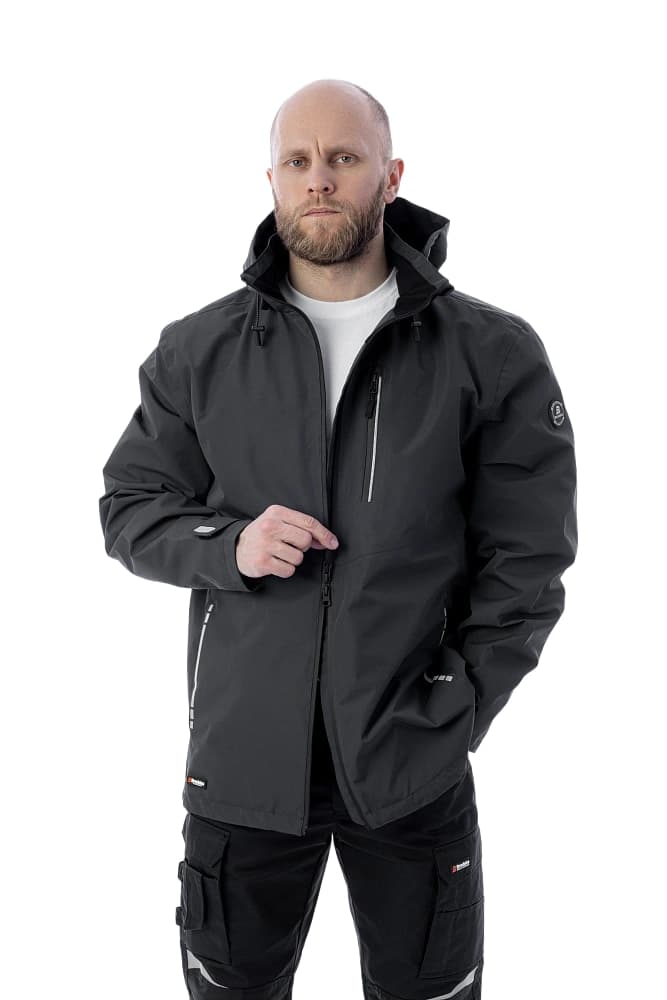 Летняя куртка-парка Brodeks KS213, черный (2XL)