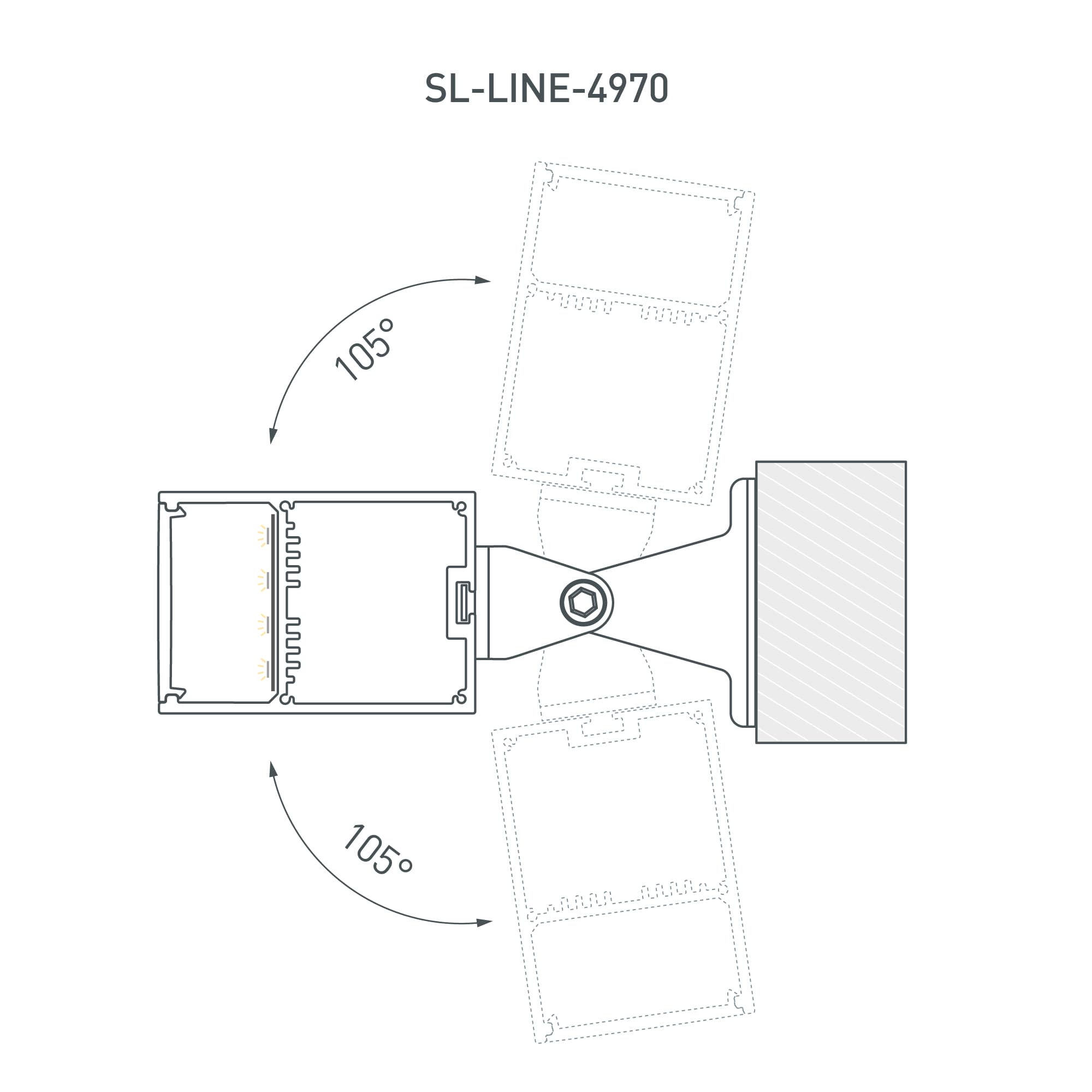 Профиль SL-LINE-4970-2000 ANOD (ARL, Алюминий)