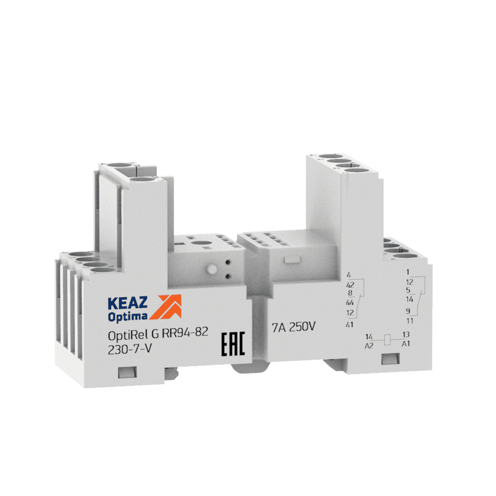 Розетка для реле OptiRel G RR94-82-230-7-V