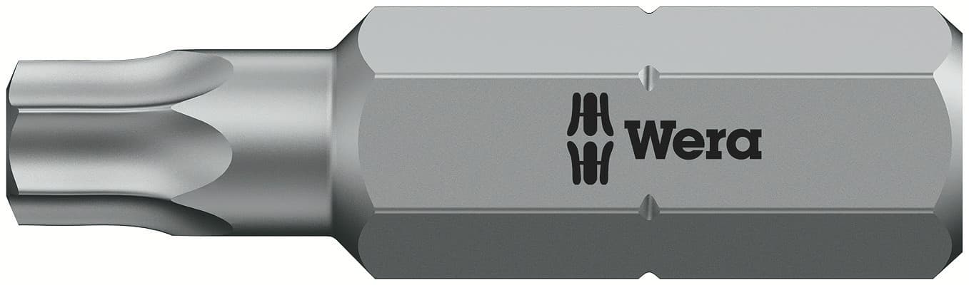 Бита 867/1 Z TORX BO с отверстием под штифт вязкая твердость хвостовик 1/4 C 6.3 TX 25X25 мм