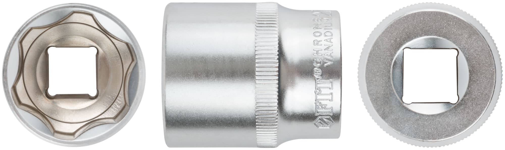 Головка 6-гранная CrV 1/2'' 27 мм