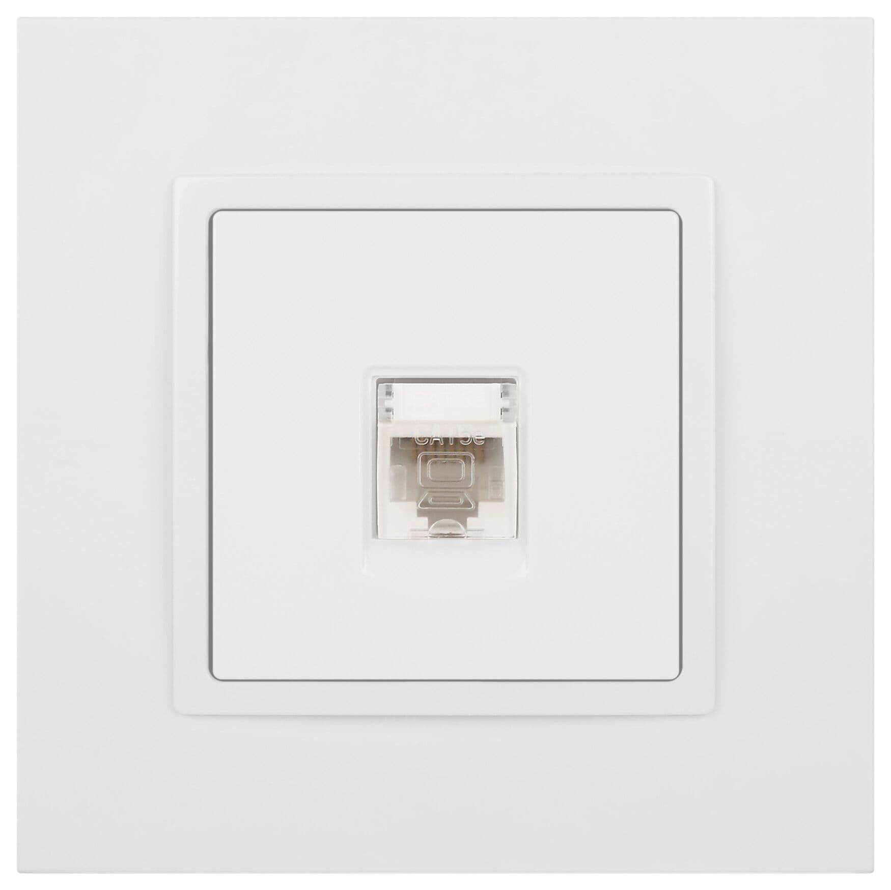 Розетка RJ45, Эра Elegance, белый, 14-3107-01