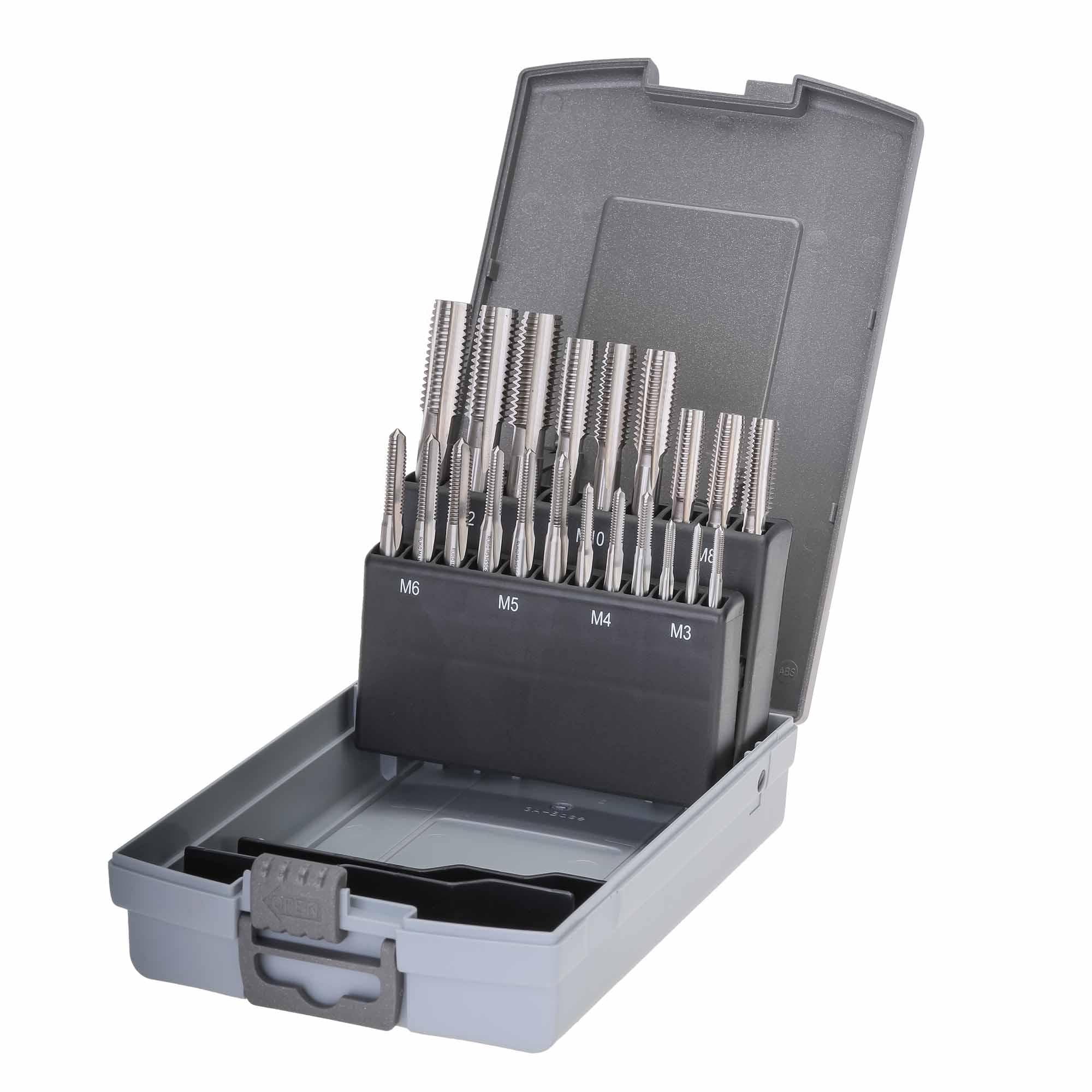 Набор метчиков M3-M12 HSSE DIN352 21пр