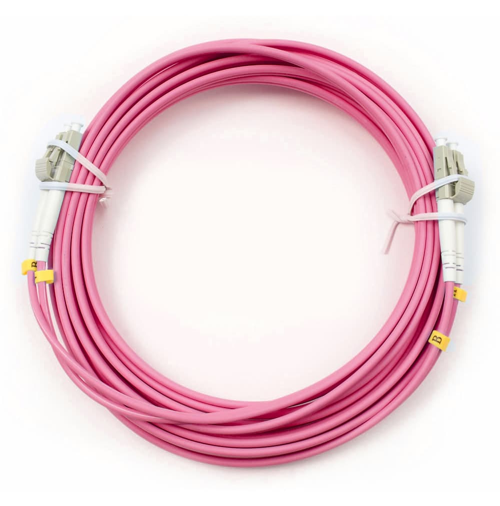 Патч-корд оптический duplex 7м LC-LC 50/125MM OM4 LSZH