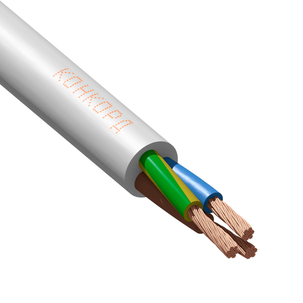 Провод ПВС 2х6+1x6 (бухта 20м)