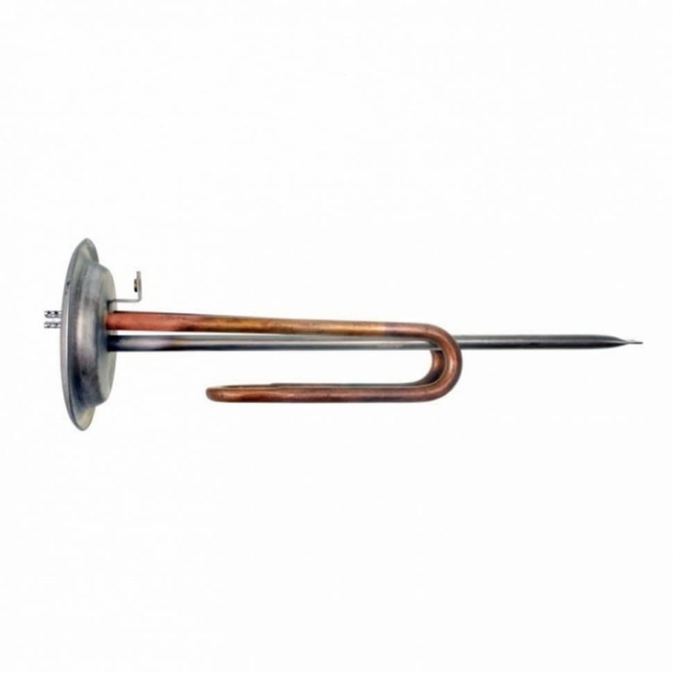 ТЭН RF 1500W, медь, D92мм, М6, клеммы под стержневой термостат, L270мм, 220V