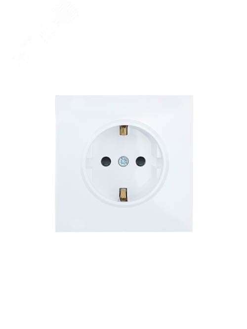 ZIMA Розетка с защитой от детей, 16 А, механизм, белая Lezard 704-0288-124BQC