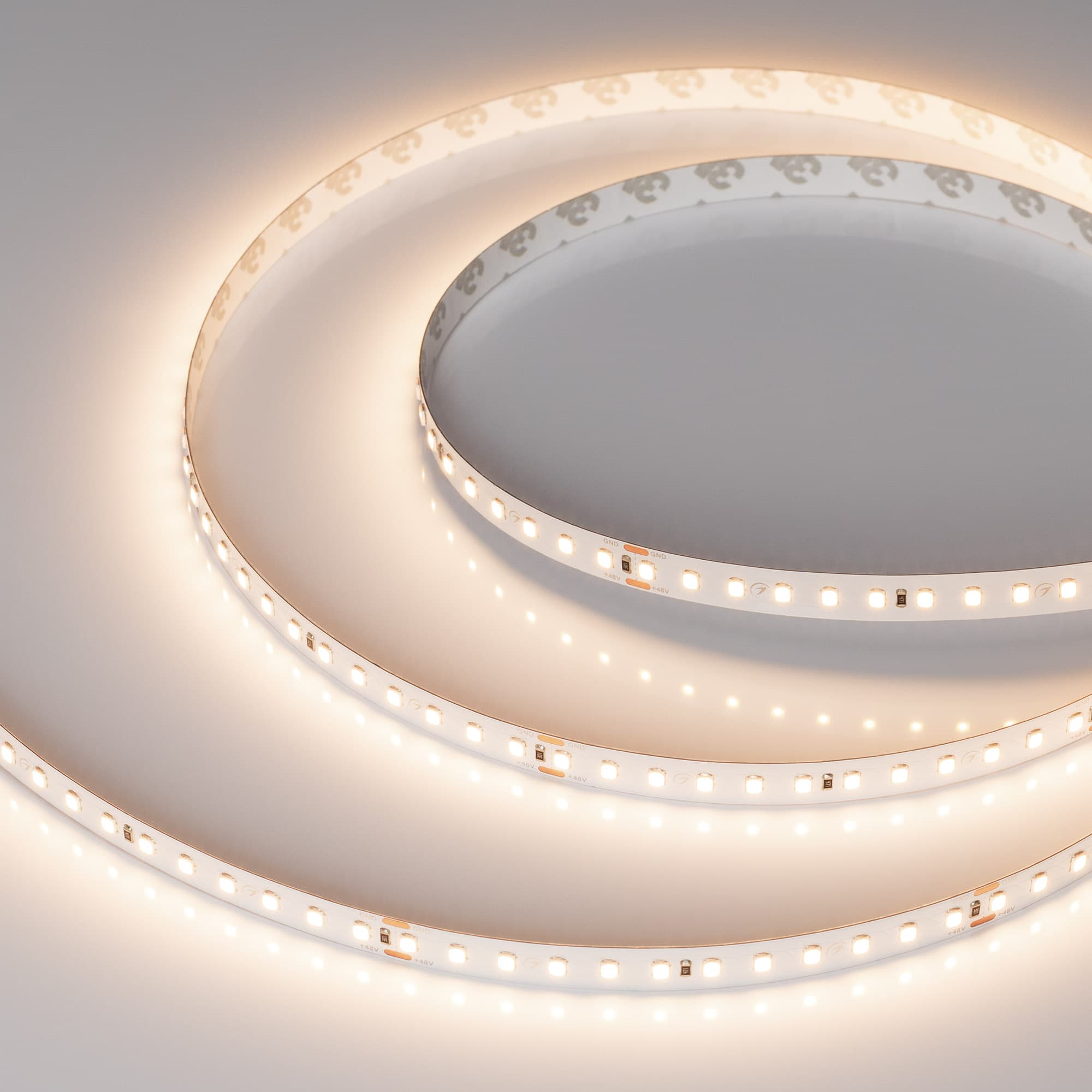 Лента светодиодная 10 Вт/м 48В IP20 3000K 120LED/м UL-A120-10mm SMD 2835 30 м
