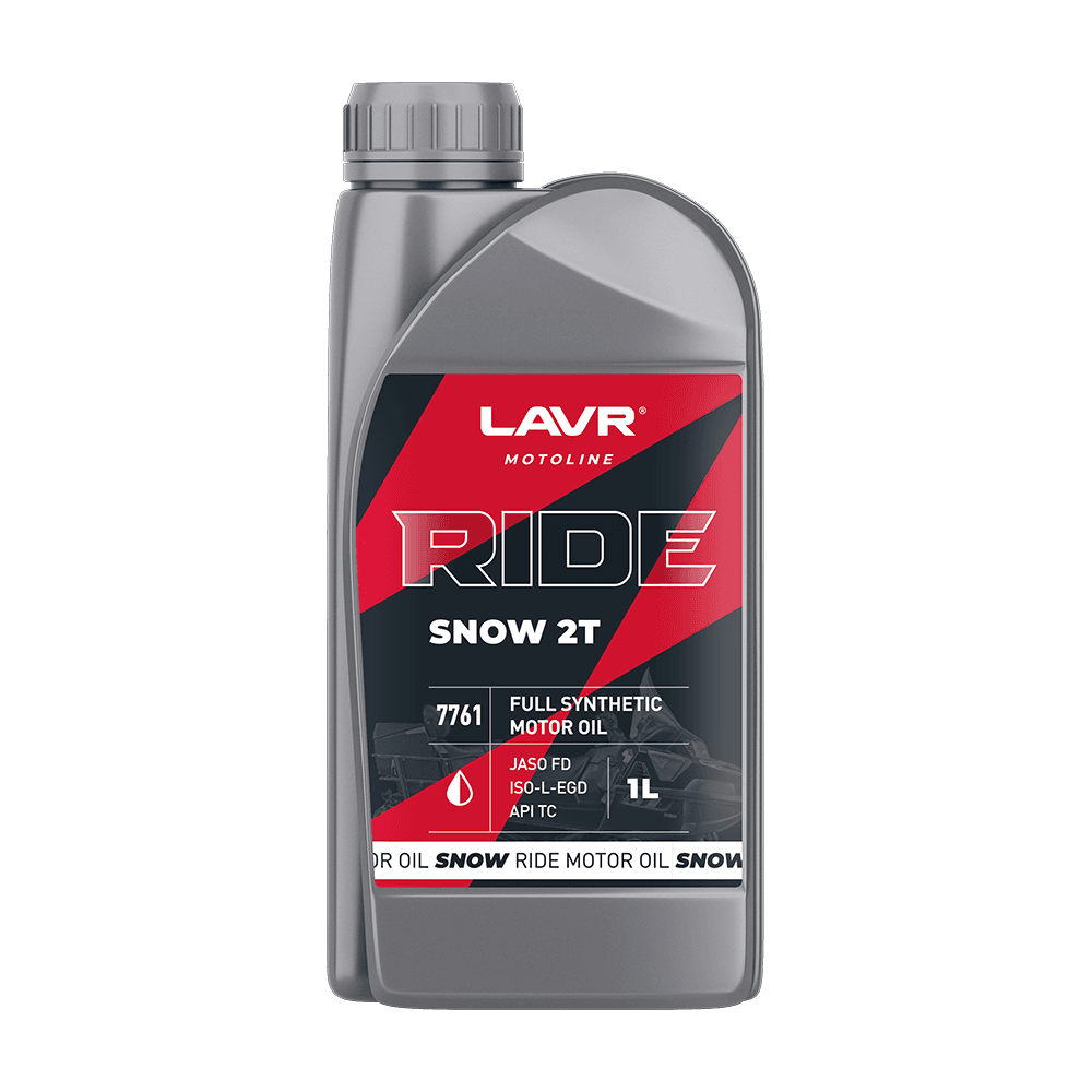 LAVR MOTO Моторное масло RIDE SNOW 2Т FD, 1 л