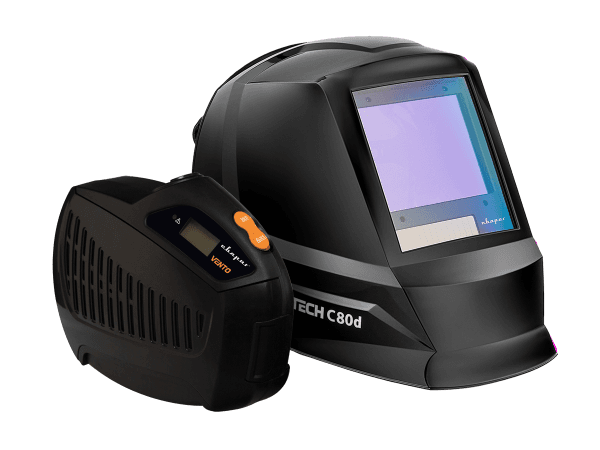 Щиток сварщика TECH C80d и блок Vento