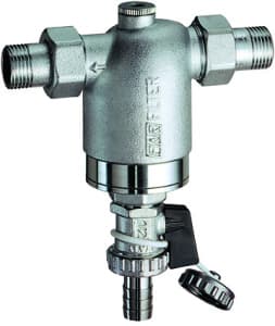 Фильтр 1/2', НР-НР, 100 мкм, с манометром, Tmax: 95 С, 25 бар