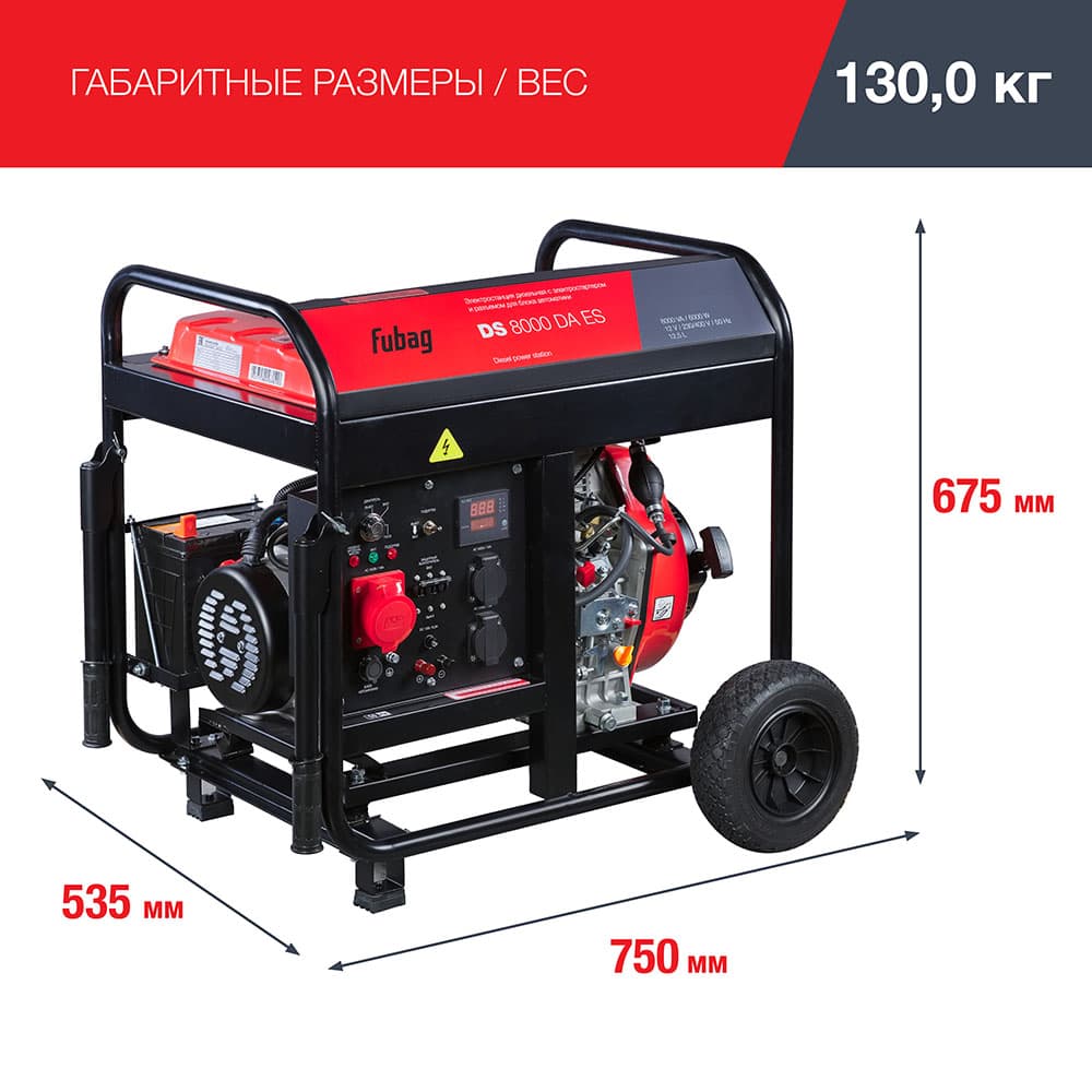 Электростанция дизельная DS 8000 DA ES