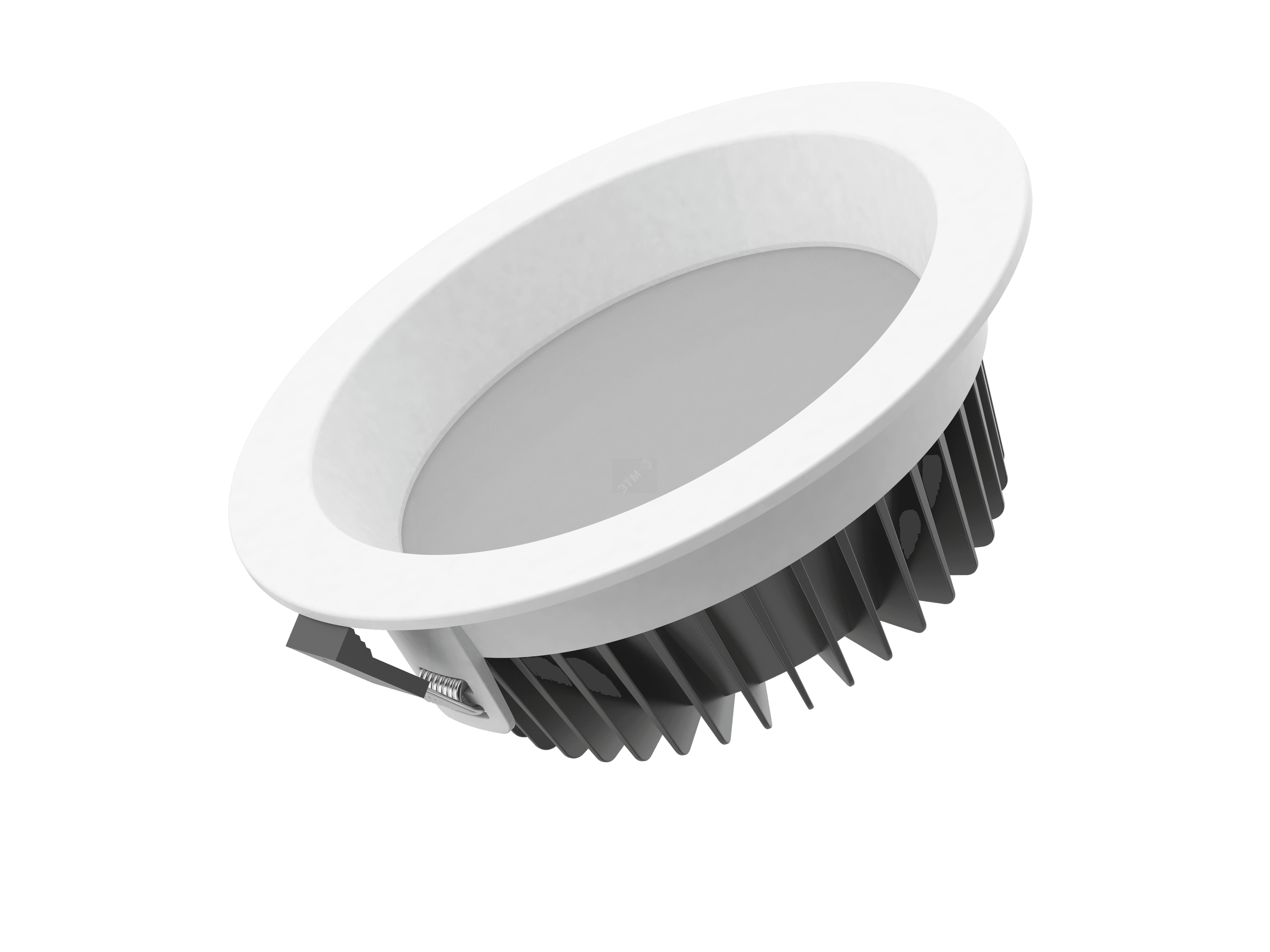 Светильник светодиодный Downlight круглый встраиваемый 230х84 40W 3000K IP54