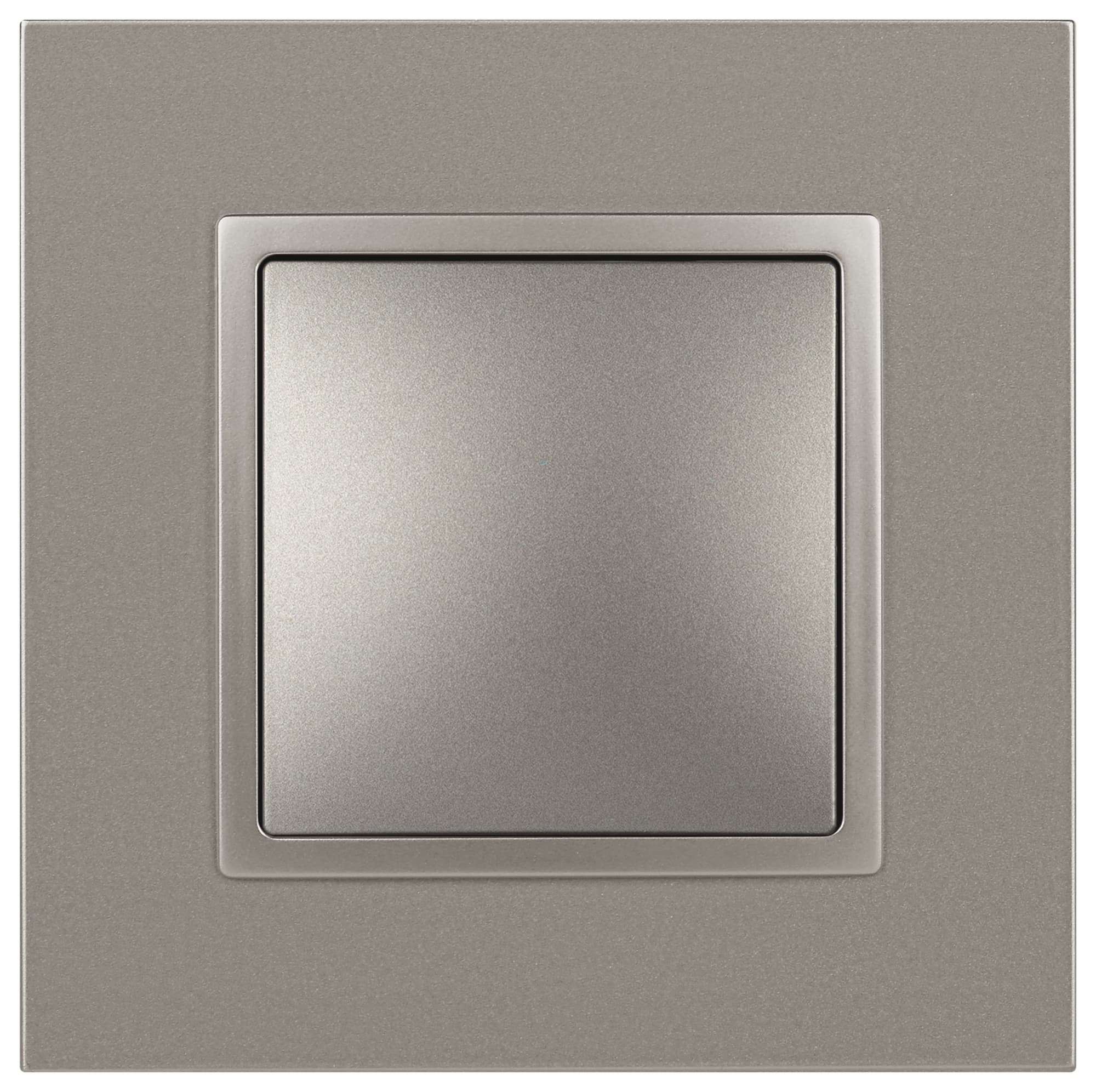 Кнопка Elegance 14-1111-16 , 10АХ-250В, Elegance, титан