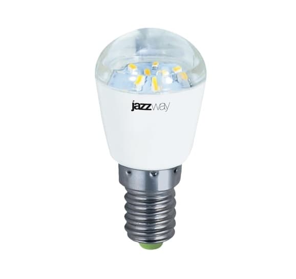 Лампа светодиодная LED 2Вт Т26 Е14 холодный прозрачная (для холодильника)