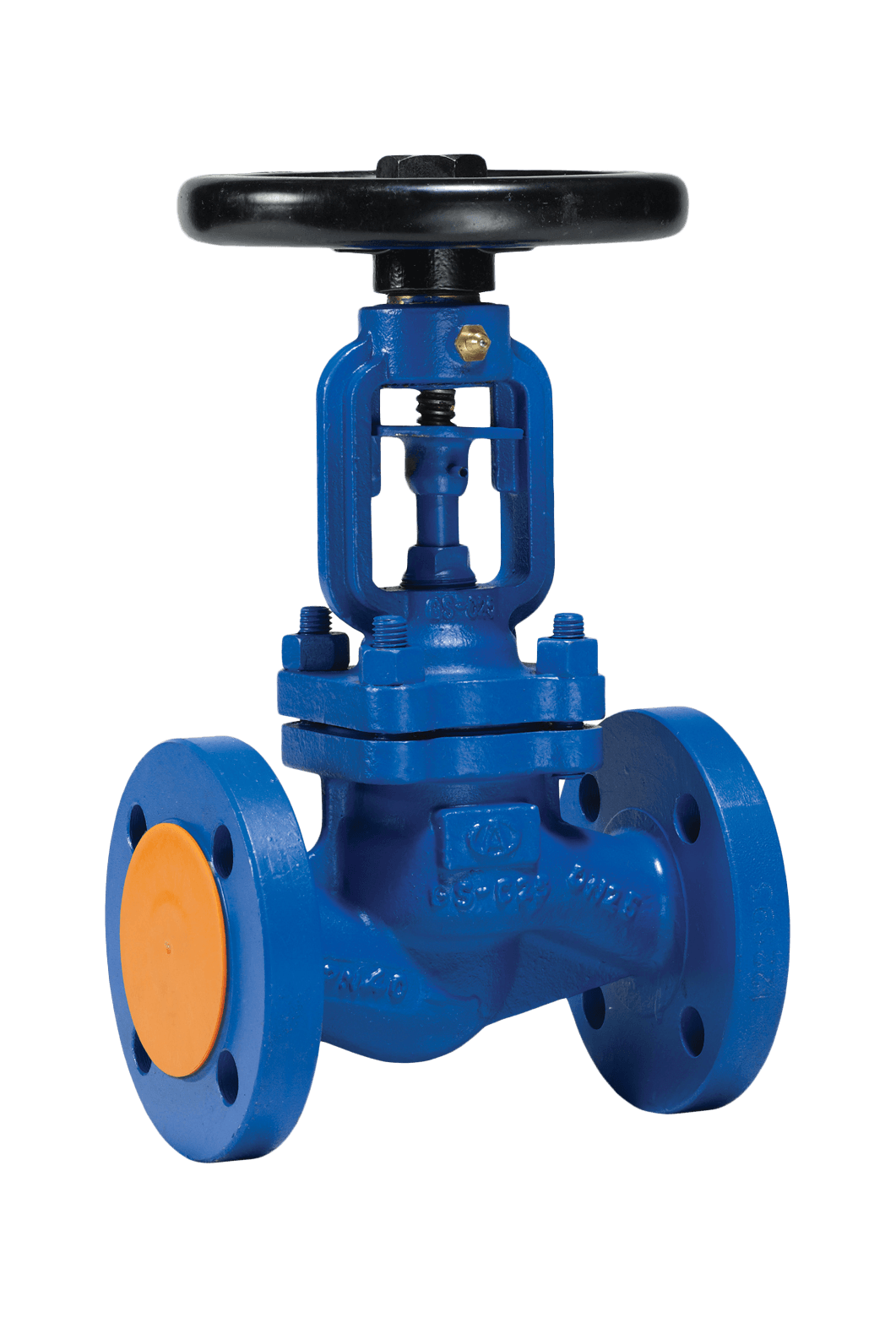 Клапан (Вентиль) запорный сильфонный фланцевый DN125 PN40 стальной