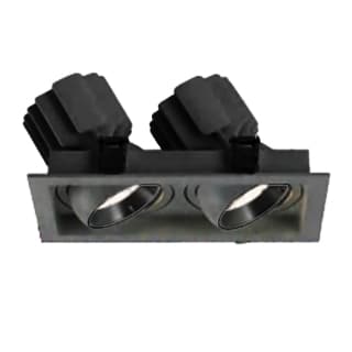 Светильник MS-VORTEX-BUILT-S210x117-2x20W Warm3000 (BK-BK, 20 deg, 230V) (ARL, IP20, металл, 5 лет)