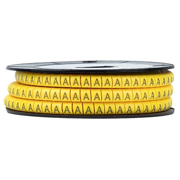 Маркер кабельный 4.0кв.мм A (500ед) (ЕС-2)