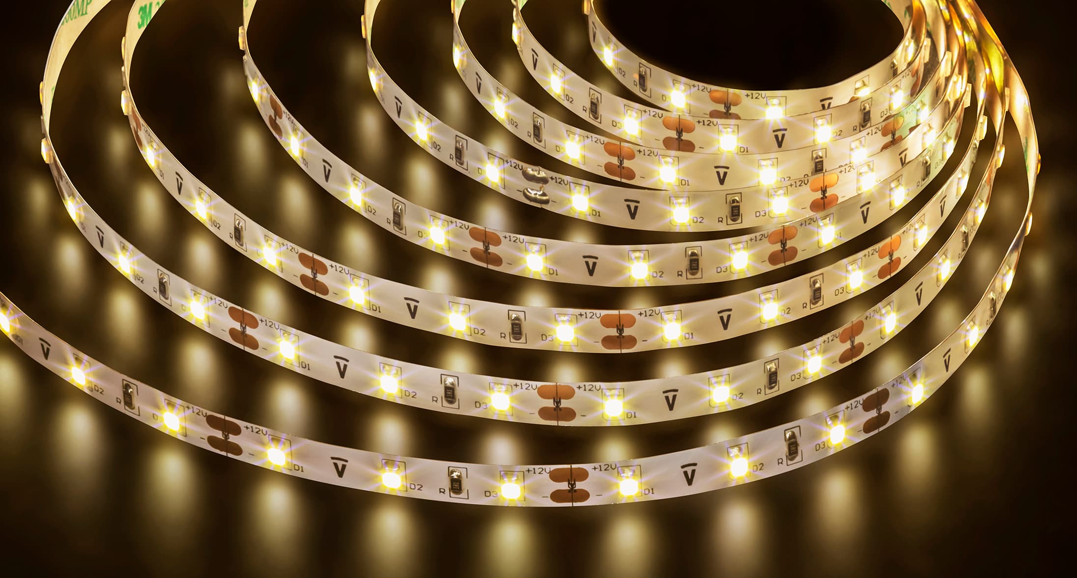 Лента светодиодная 4.8Вт/м 12В 3000К IP20 60LED/м NLS-3528 50м