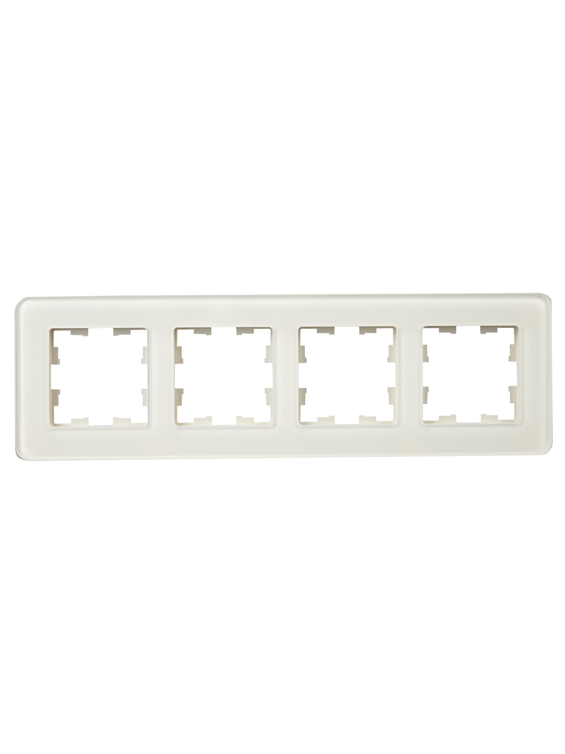 BRITE Рамка 4 поста РУ-4-2-Бр стекло песчаный RE IEK