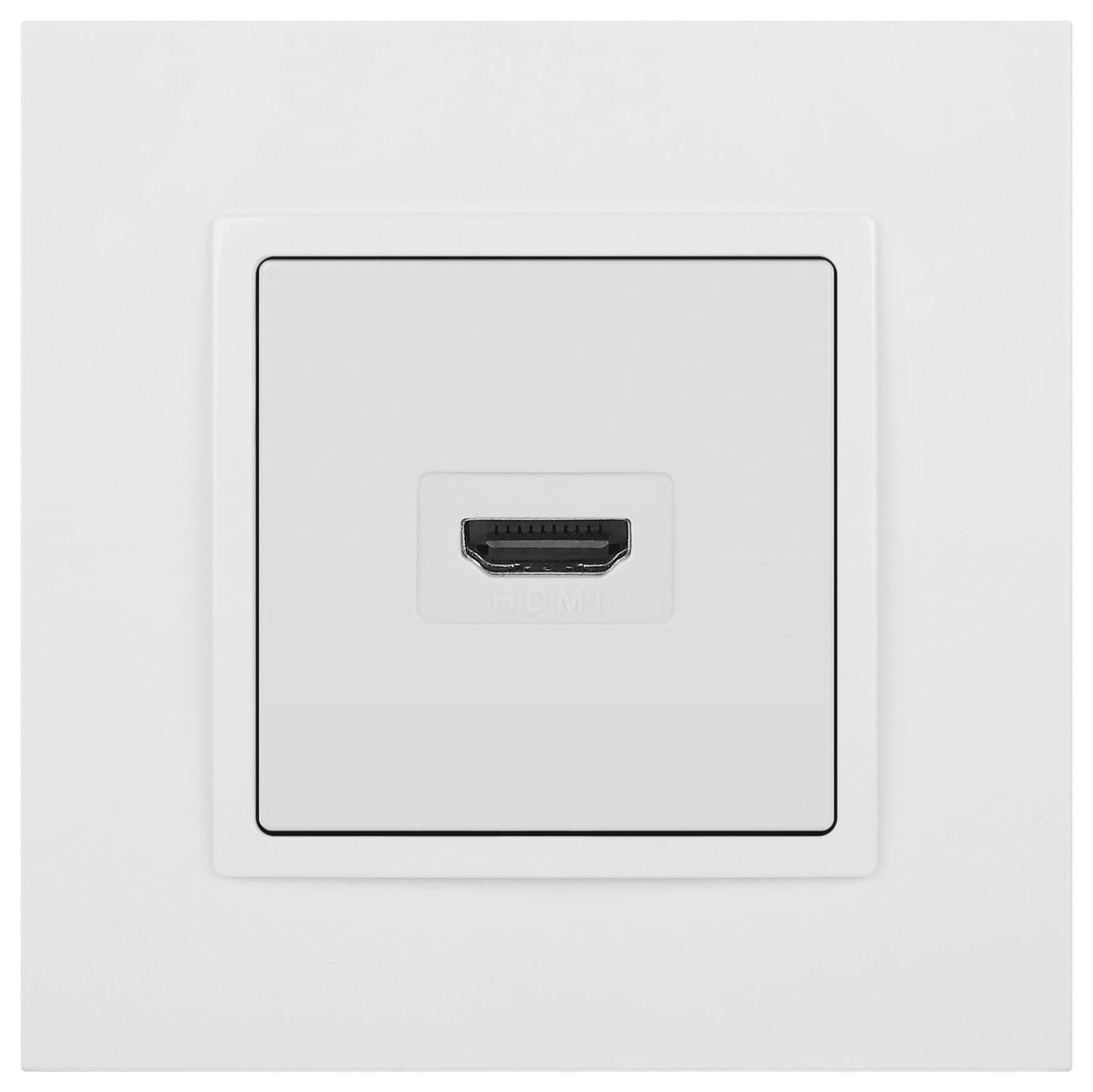 Розетка HDMI, Эра Elegance, белый, 14-3114-01