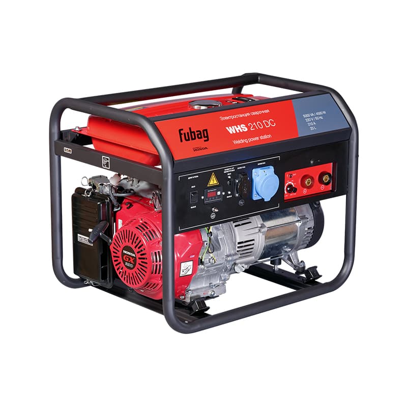 Генератор бензиновый сварочный WHS 210 DC (Honda 220В)