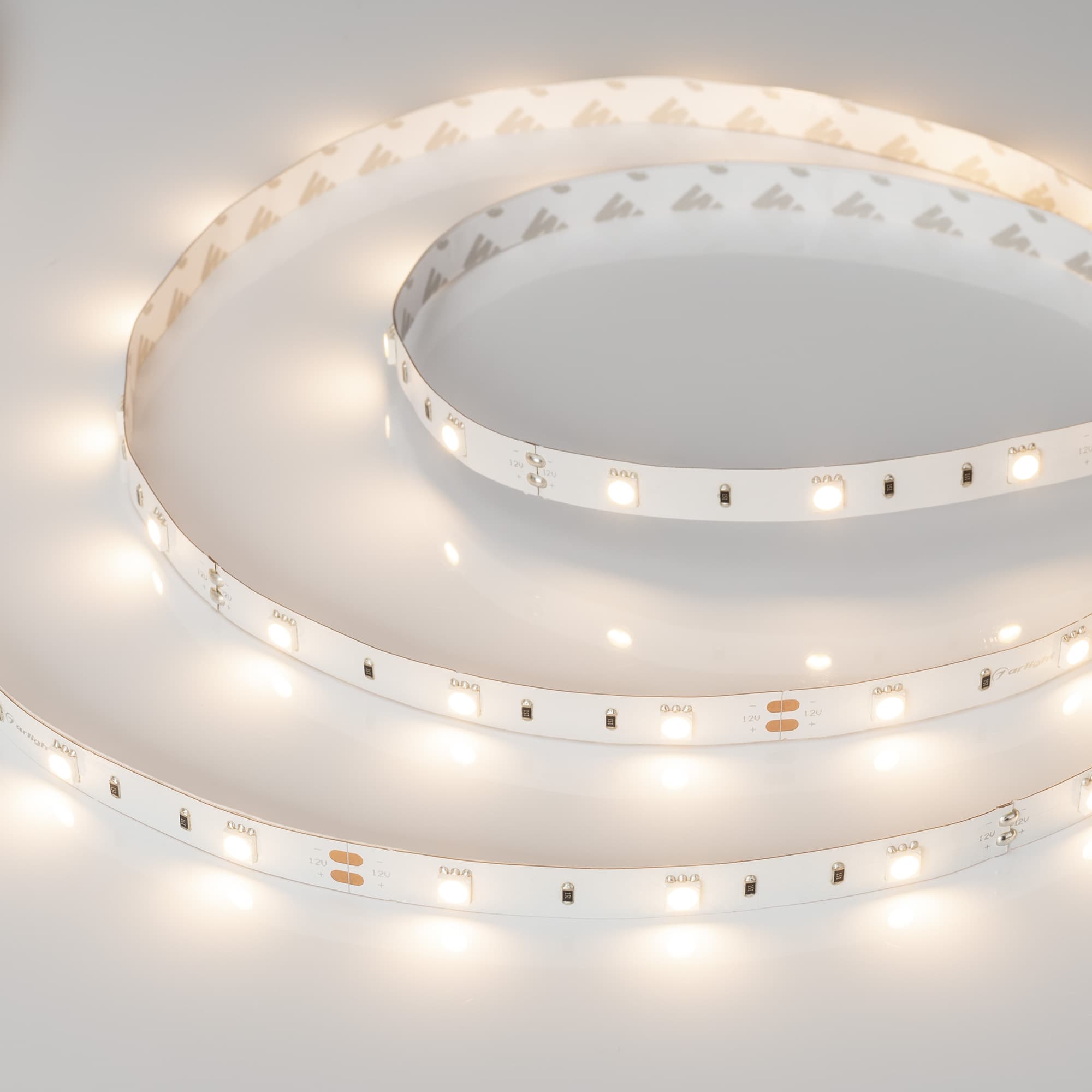 Лента светодиодная 7,2 Вт/м 12В IP20 3000K 30LED/м RT/RTW-B30-10mm SMD 5060 5 м