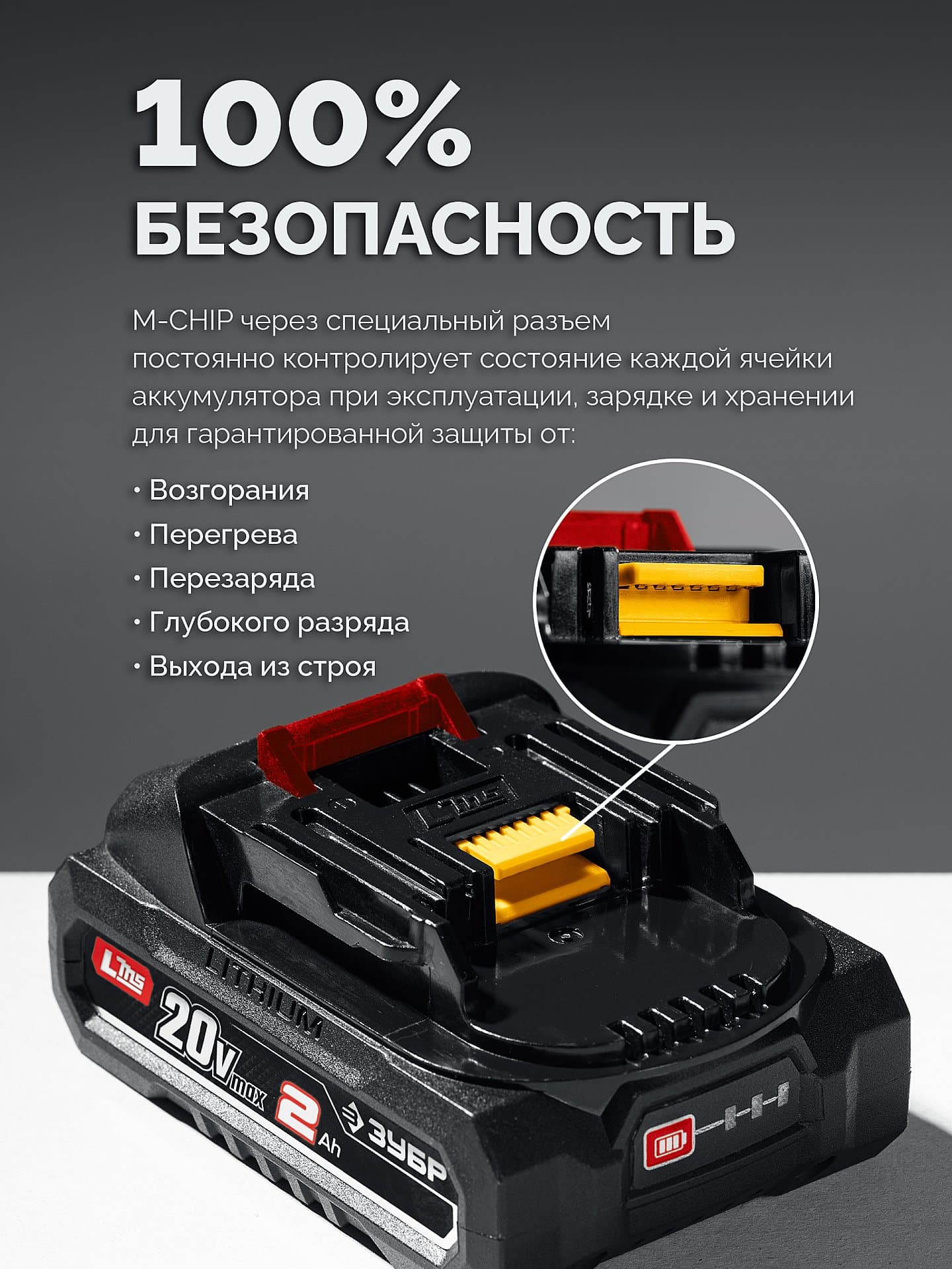Зарядное устройство для LMS АКБ БЗУ-20-2, 20 В, 2 порта, 2 х 3 А