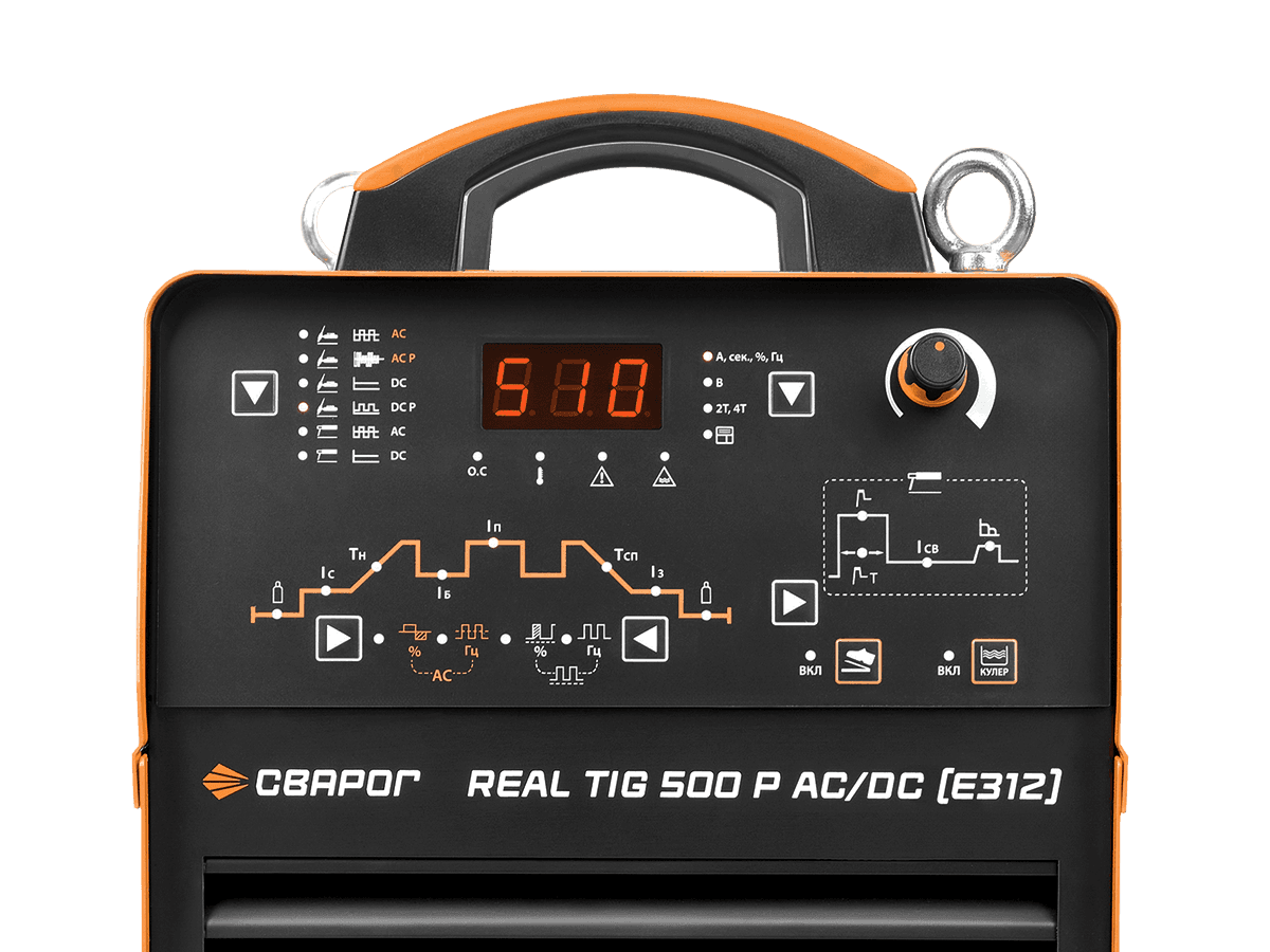 Инвертор сварочный TIG 500 P AC/DC REAL (E312) НАКС РФ