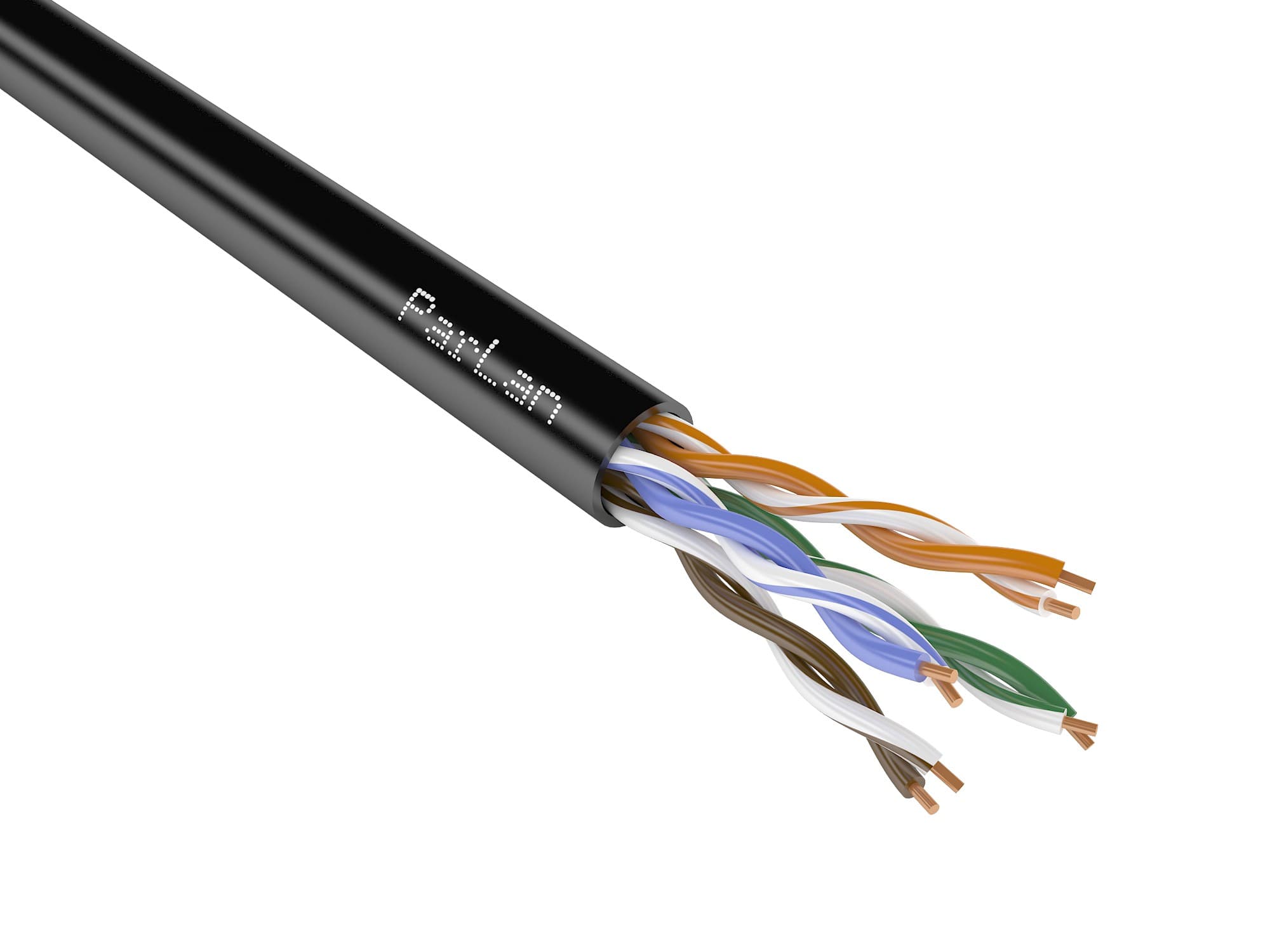 Витая пара ParLan U/UTP Cat 5e 4х2х0.52 PUR