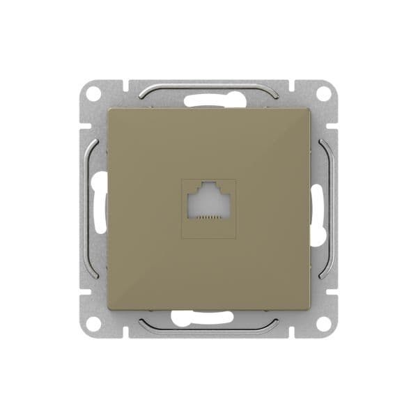 Механизм розетки RJ45 (cat5)  шампань Эпика EKF