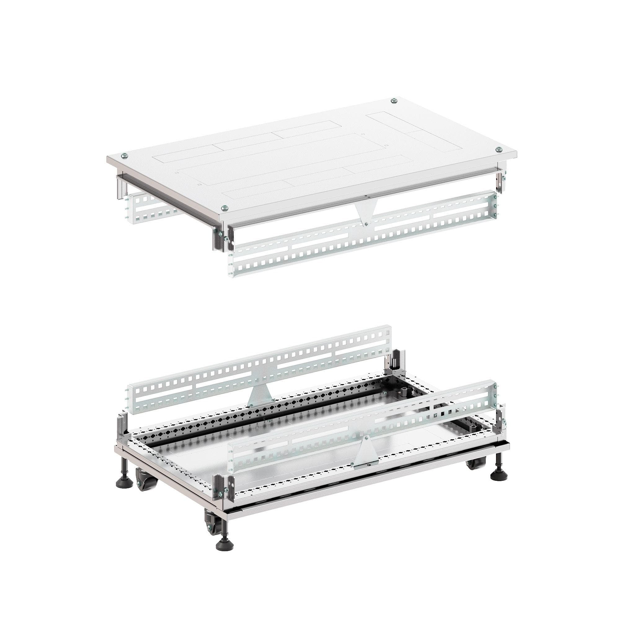 Крыша основание преперфорированные IT-CQE 600x1000, RAL7035