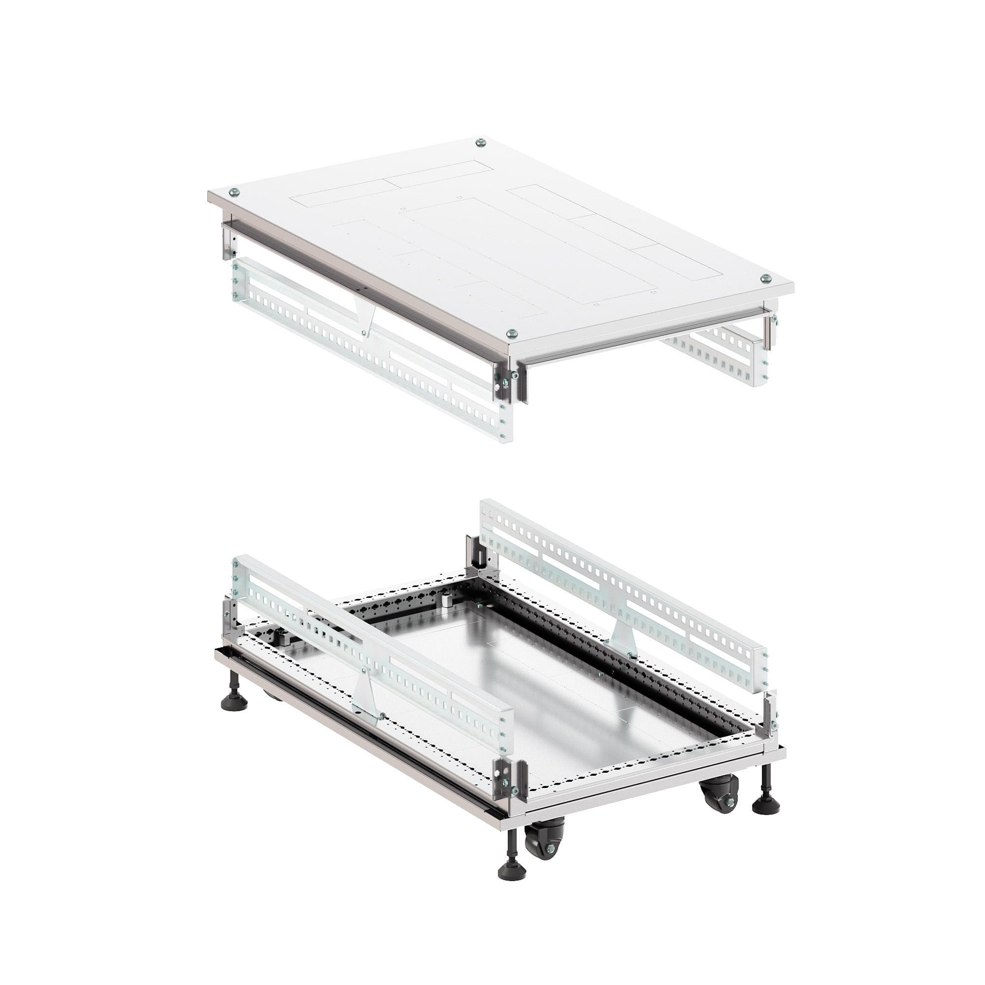 Крыша основание преперфорированные IT-CQE 600x1000, RAL7035