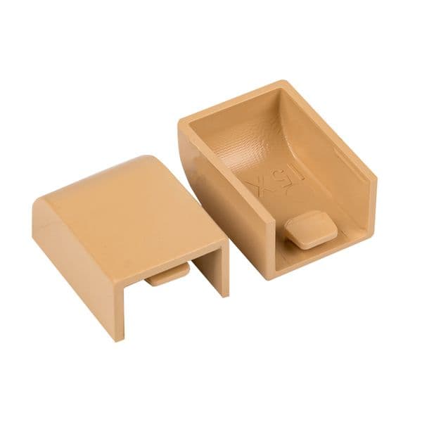 Заглушка (15х10) (4 шт) Plast под светлое дерево