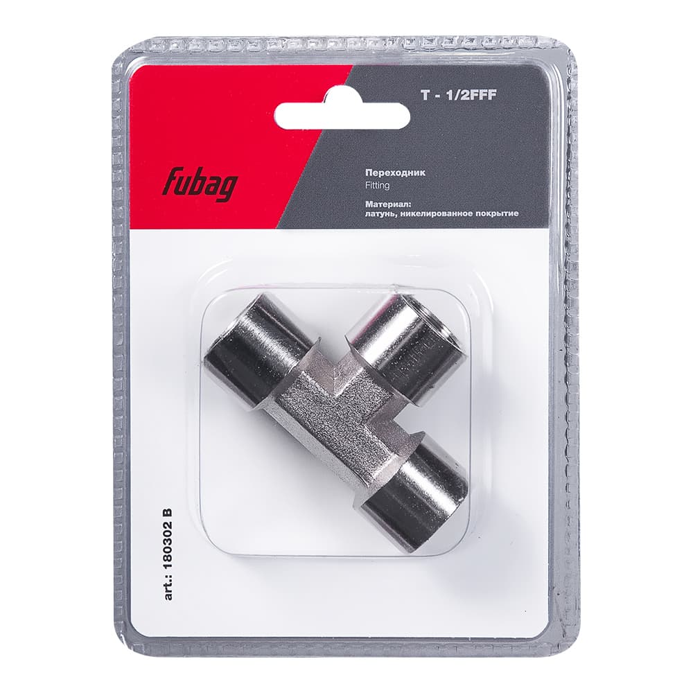 Переходник T - 1/2''FFF блистер 1 шт