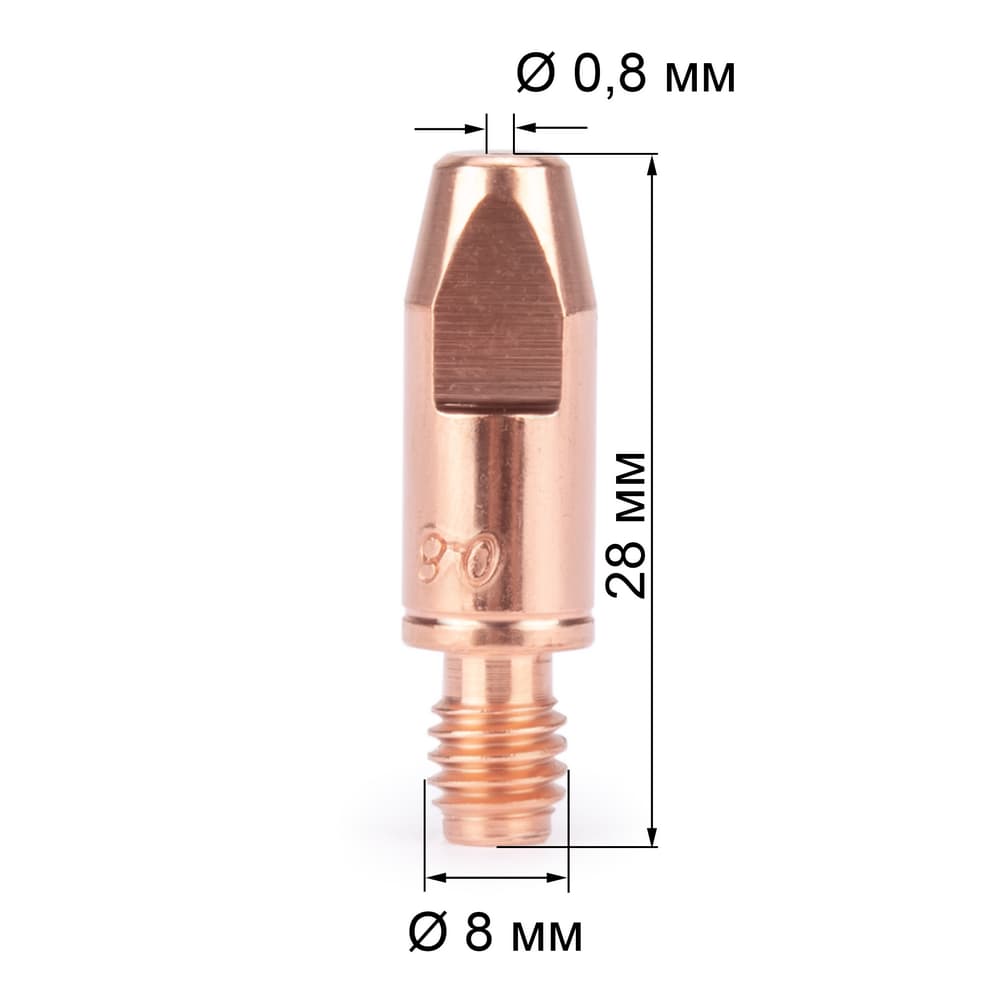Наконечник М6х28х0.8 (CuCrZr) (140.0054/MD0009-78)