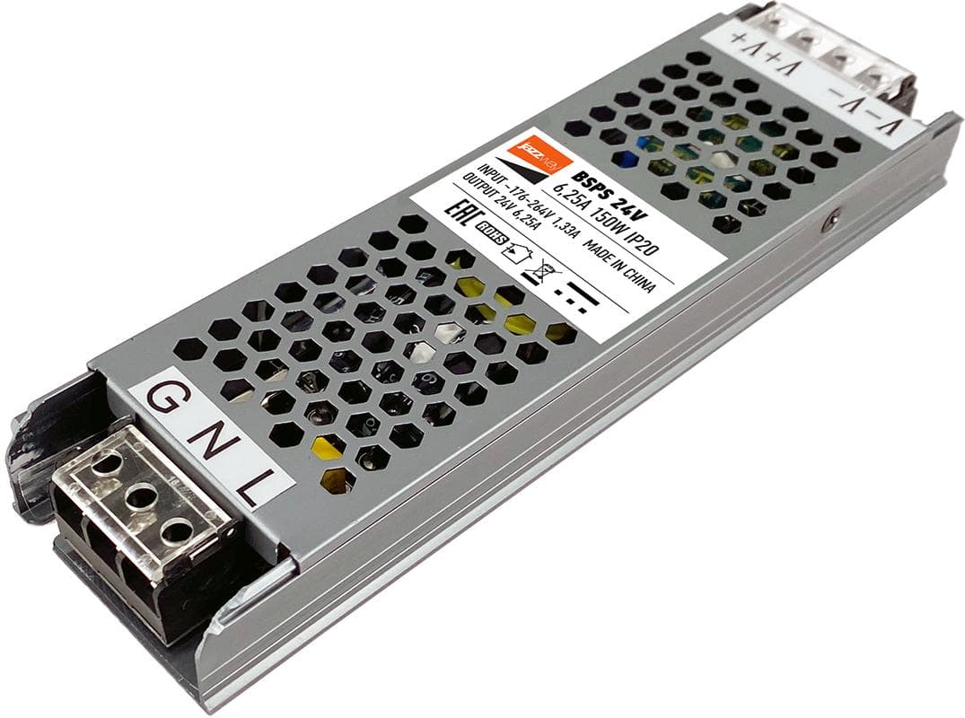 Драйвер LED, 150Вт, 24В IP20