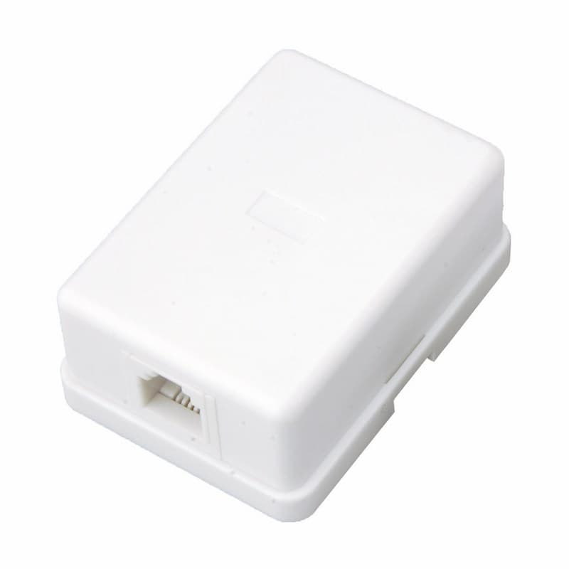 Розетка телефонная внешняя 1 порт UTP RJ-11 (6P4C) CAT 3,