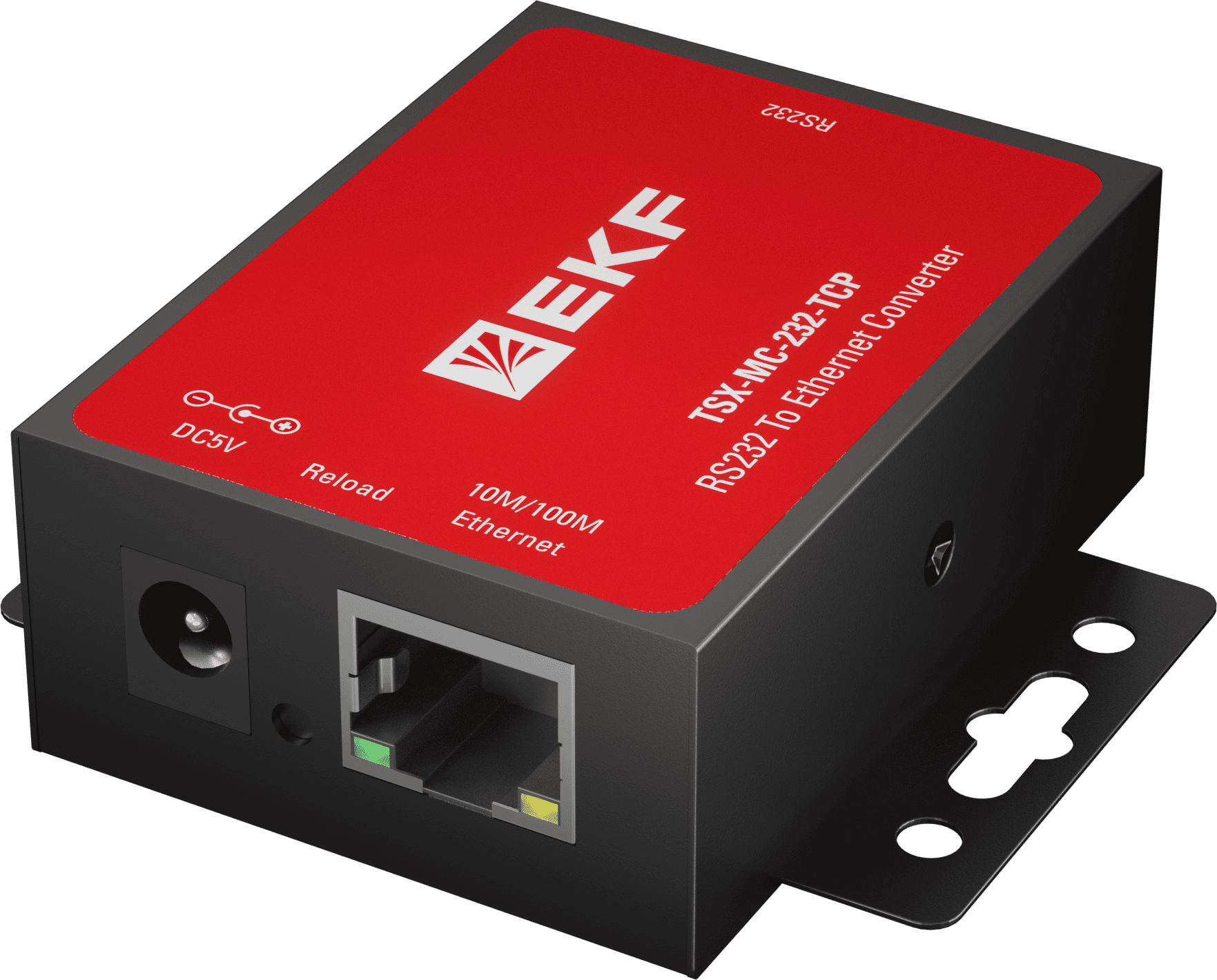 Преобразователь 1-портовый RS-232 в Ethernet, EKF, MC-232-TCP TSX EKF