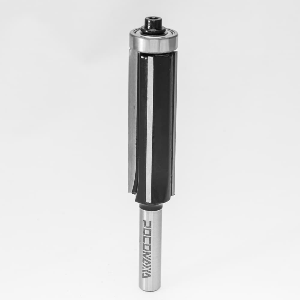 Фреза кромочная прямая с нижним подшипником d8*D16*H50,серия 1020 Z4