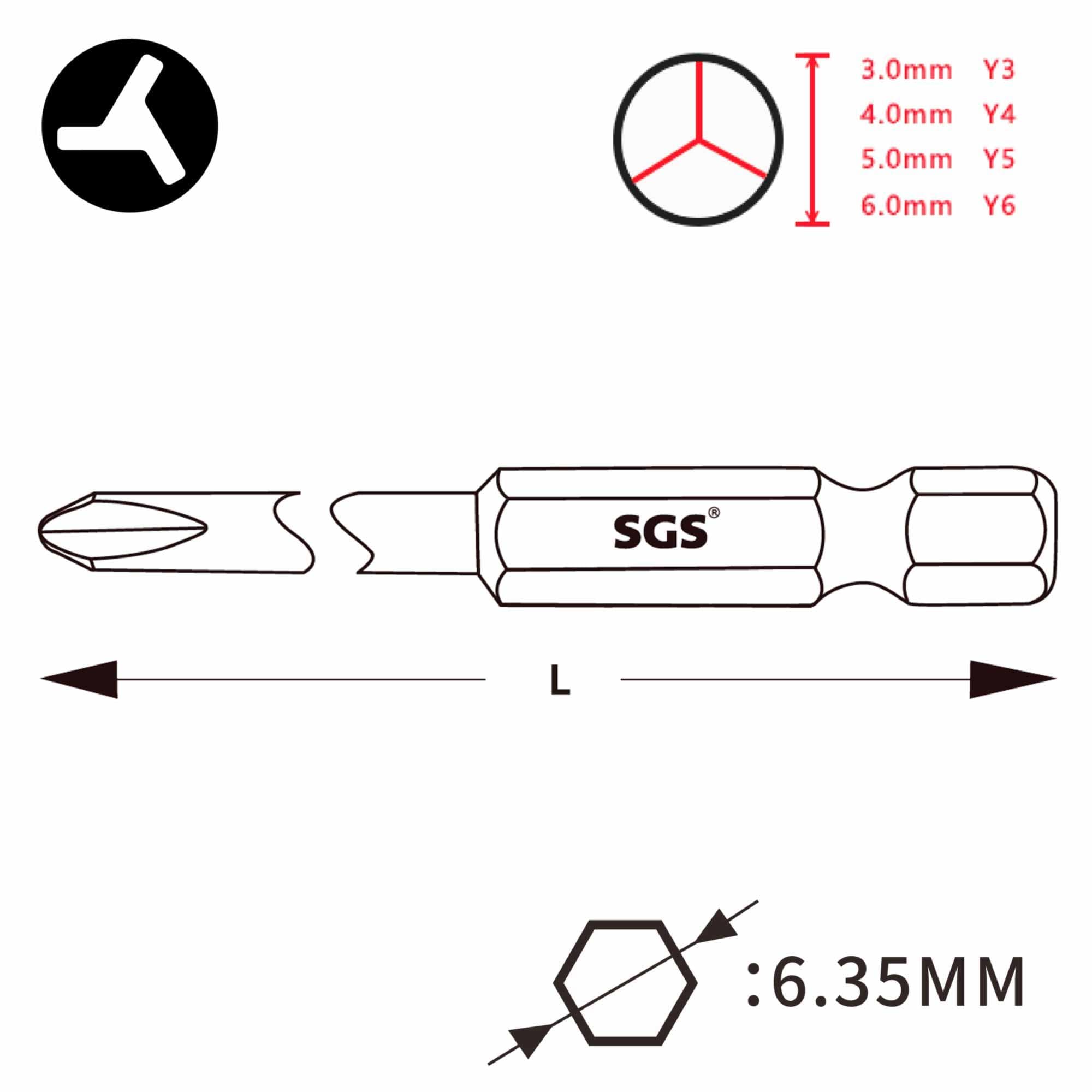 Бита Tri-Wing TW4х50мм