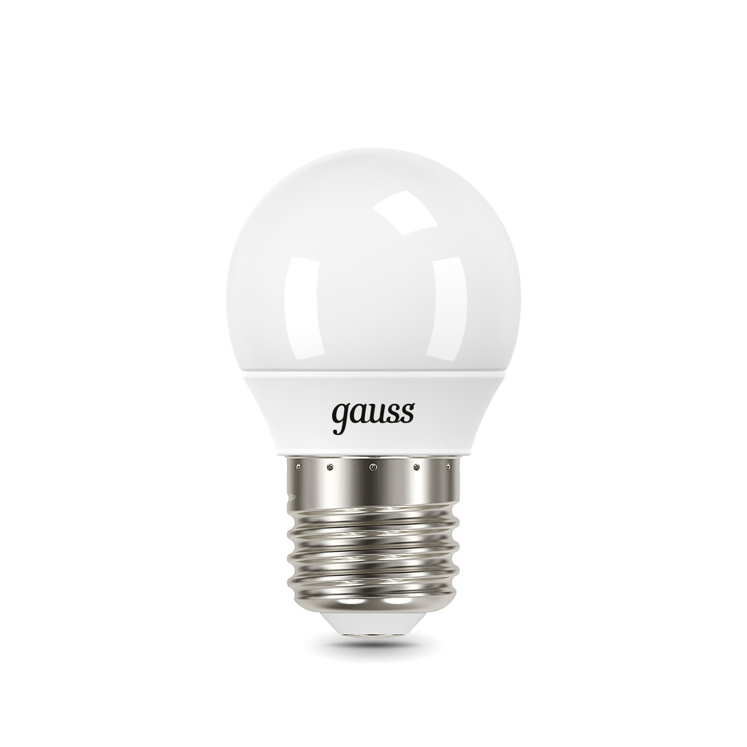 Лампа светодиодная LED 9.5 Вт 950 лм 6500К шар P45 холодный E27 AC 220В Black