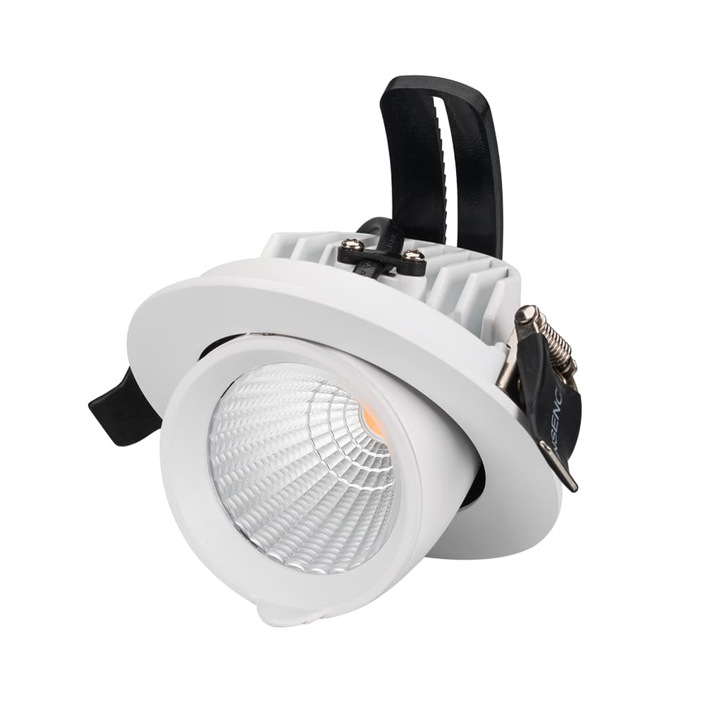 Светильник LTD-EXPLORER-R100-12W Warm3000 (WH, 38 deg) (ARL, IP20 Металл, 3 года)
