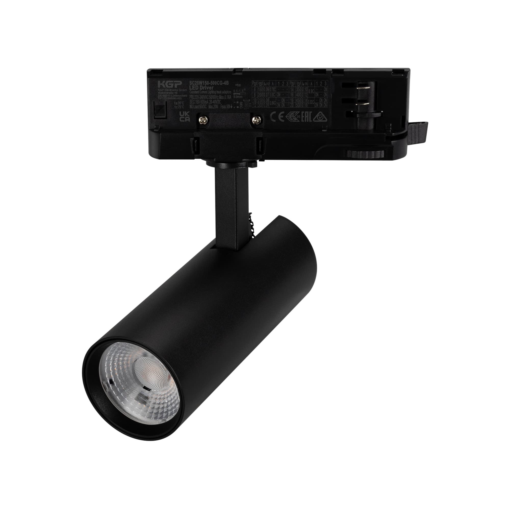 Светильник светодиодный трековый LGD-GERA-4TR-R55-10W Warm3000 (BK, 55 deg, 230 В) (ARL, IP20 металл, 5 лет)