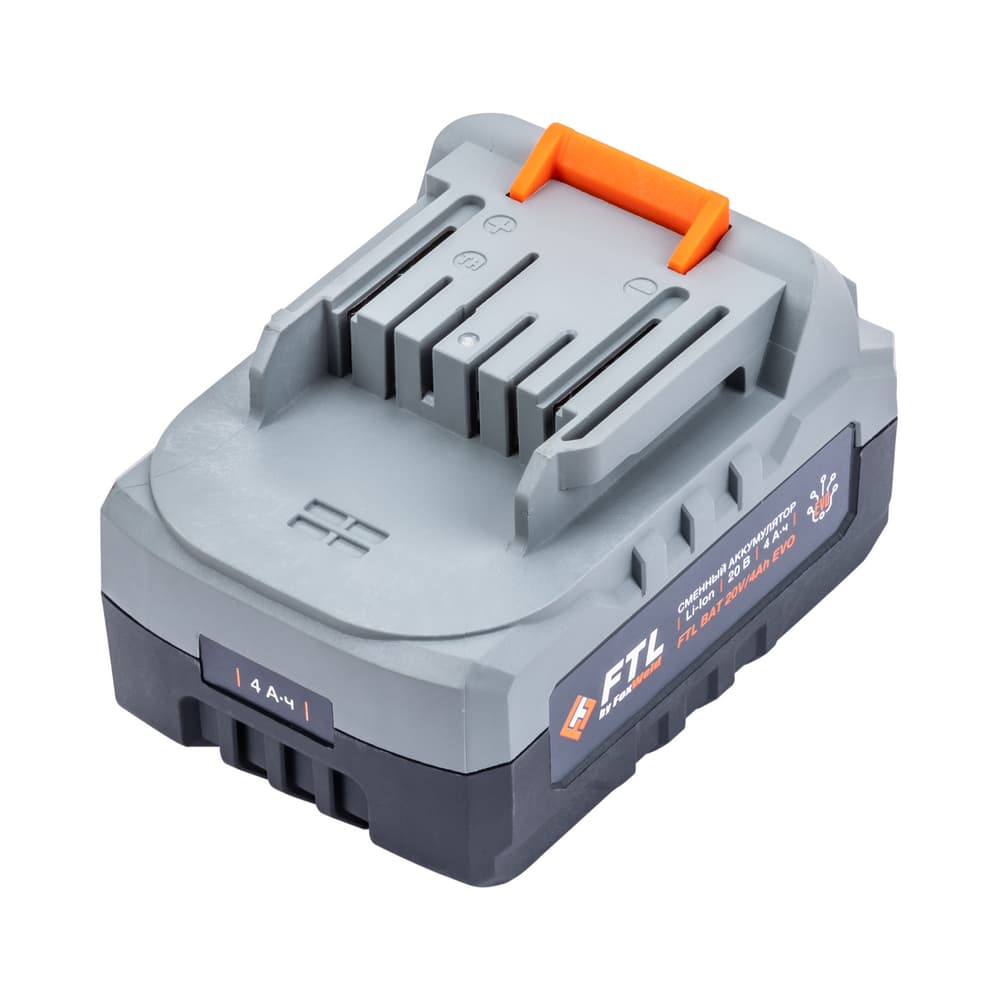 АКБ сменный Li-Ion FTL BAT 20V/4Ah EVO, 1 * АКБ 20В 4 Ач