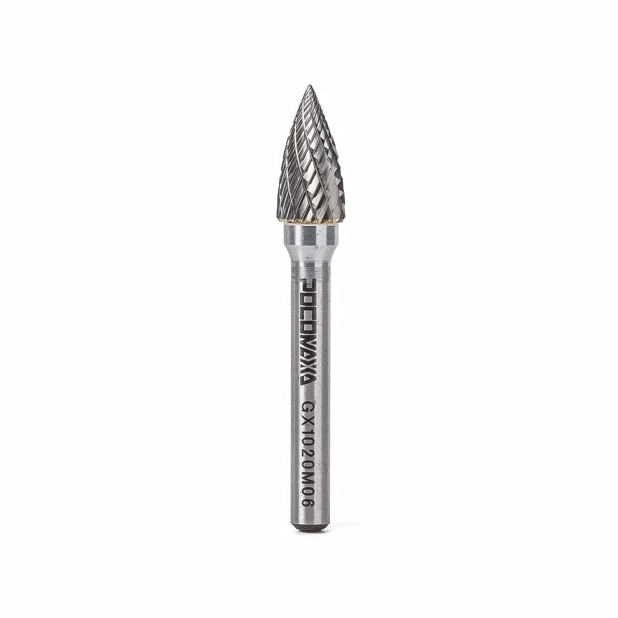 Борфреза твердосплавная сфероконическая d6хD10хl20хL60, тип G