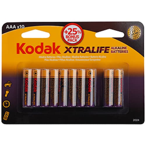 Батарейка LR03-8+2BL XTRALIFE Alkaline [K3A-8+2] (120/480/38400)