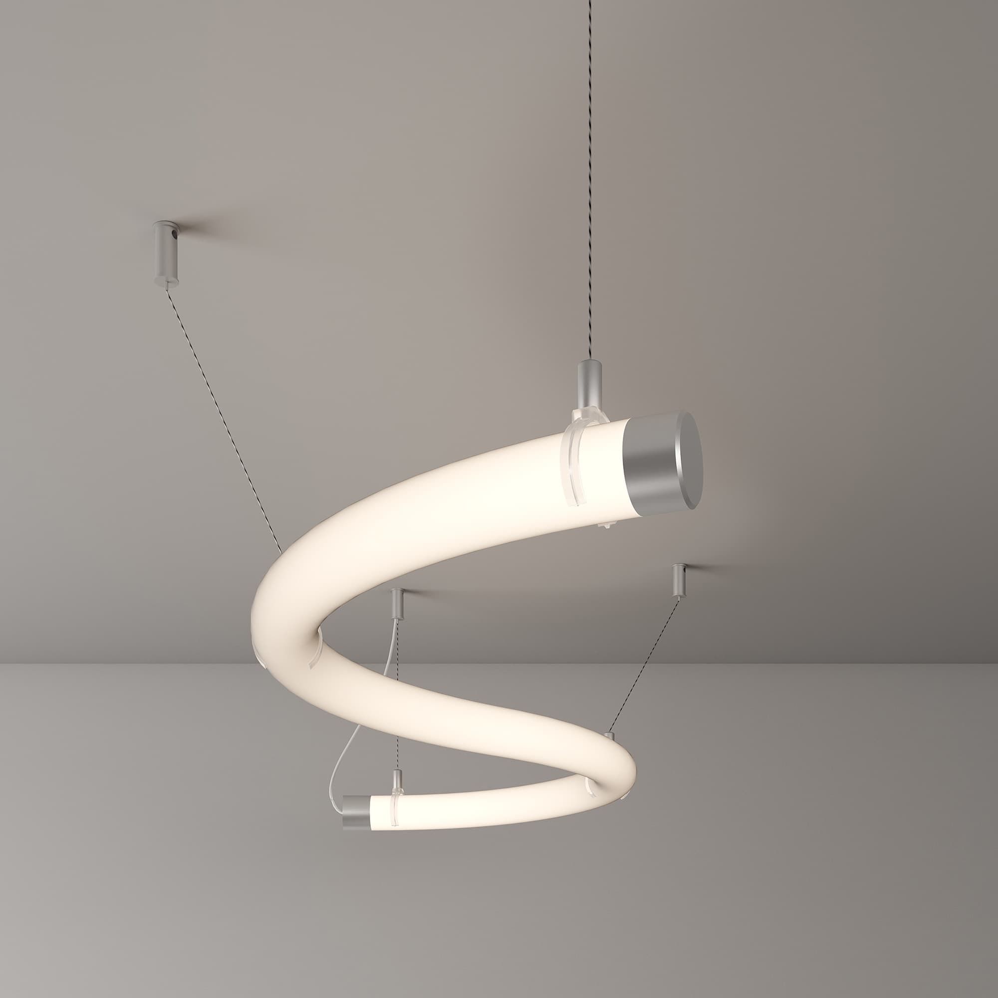 Профиль силиконовый WPH-FLEX-D40-360deg-S10-5m WHITE (Силикон)