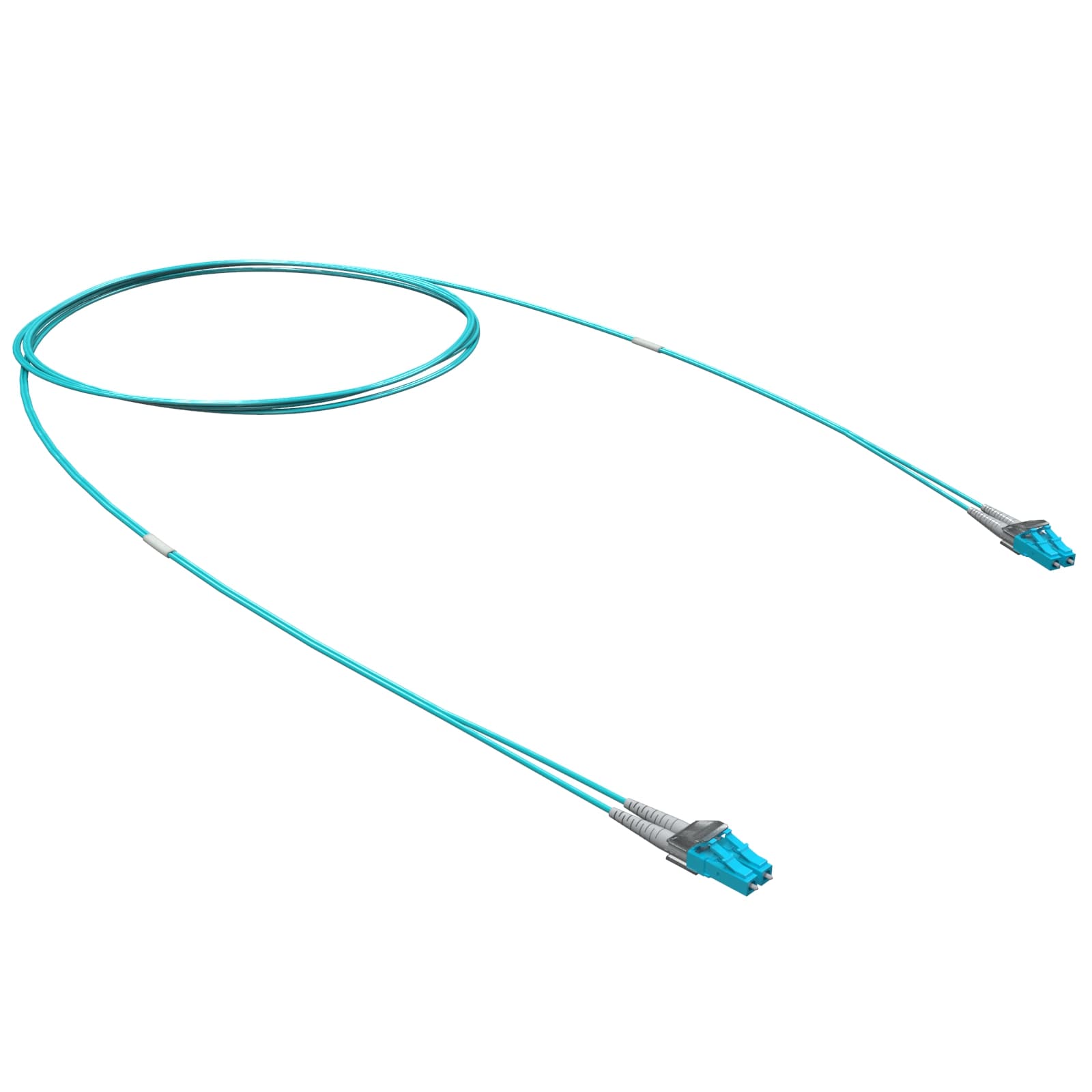 Патч-корд оптический двухволоконный (Duplex) LC/UPC-LC/UPC 50/125 (OM3) 2 м